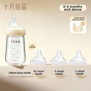 SHI YUE JIE JING | voss glass Anti Colic Baby Bottle Glass