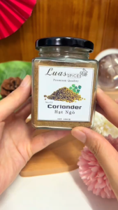 Bột hạt ngò nguyên chất - Ground Coriander - Lọ thủy tinh 200ml - Gia vị chuẩn Á Âu