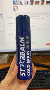 Chai xịt lạnh Starbalm - Hà Lan giảm đau tức thời (150ml)  Cold spray