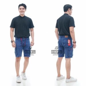 JEANS Chargo Pendek Snow Celana Pria Distro