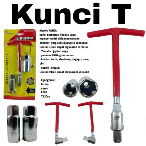Kunci Busi Flexible Motor 16mm Kunci T Mobil 21mm Panda