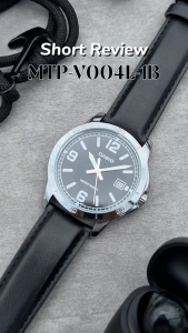 Jam Tangan Pria Casio Original Analog Mtp-V004L / Mtp-V004L-1B Bergaransi+Gelang
