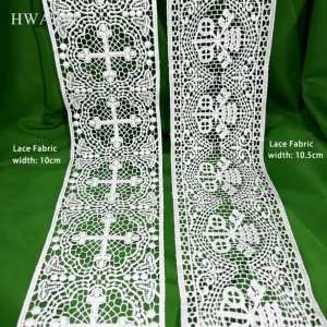 HWARM 10Yard  Lace Fabric Needlework DIY Embroidered Women Clothes Table Runner Skirt Curtain Dress Sewing Trim Accessories