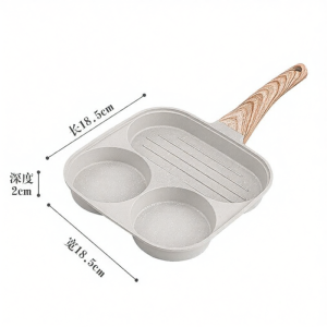 Chảo Rán Trứng Không Dính 4 Lỗ Để Làm Nhiều Trứng