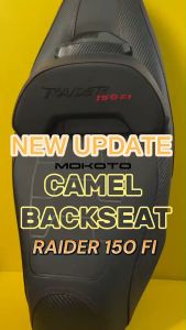 MOKOTO RAIDER 150 FI CAMEL BACK SEAT CARBON WITH LOGO DELUXE LEATHER COMFORT SEAT ASSY FOR R150 Fi MOTORCYCLE
