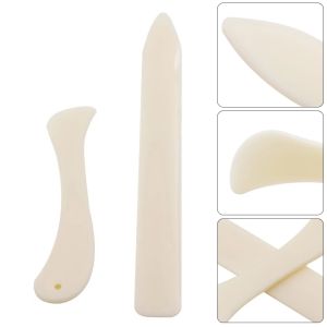 2pcs Folder Paper Creaser Tool Plastic Bone Scoring Folding Creasing Scrapbooking DIY Handmade Bookbinding Cards Tool