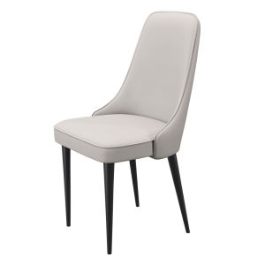 Modern Minimalist Dining Chair Home Use Small Apartment Nordic Italian Restaurant Stool Backrest Mahjong Leather Chair