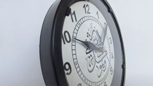 JAM DINDING JAM MEJA MURAH MINI MINIMALIS POLOS DAN KALIGRAFI DIAMETER 20CM MONZA 777