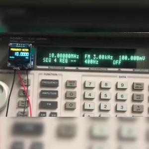 GAQQEE | PLJ-096OLED-H1 Frequency Display Module DC 8-10V 20MHz-2.7GHz RF Digital Signal Frequency Meter Featuring 0.96-inch OLED Display