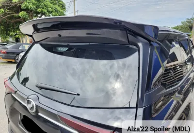 Toyota veloz Perodua Alza 2022 2023 2024 rear roof top spoiler MDL filewar advance GT bodykit body kit lip skirt