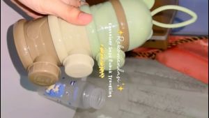 Container Botol Susu & Makanan Traveling 3 Susun