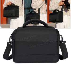 กระเป๋ากล้อง DSLR แบบพกพากระเป๋าถือไนลอนกระเป๋าสะพายป้องกันกรณีกระเป๋ากล้องสําหรับ Sony Nikon Canon Panasonic Fuji กล้อง SLR