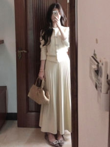 YIFANSHI | Slimming Elegance High Waist A-Line Midi Skirt