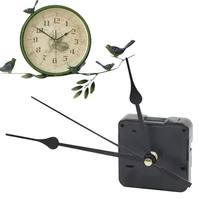Silent Wall Clock Mechanism MuteQuartz DIY Wall Clock Movement Machine Silver Hands Repair Kit Tool Replace Set Accessories