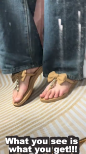 Stylish Open Toe Bow Tie Womens High Quality flip-flops Non-skid Waterproof Lightweight Resort Daily Casual Korean Trend 070523