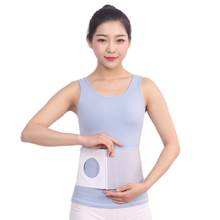 Ostomy Belt, Unisex Ostomy Hernia Support Belt Abdominal Binder Brace ...