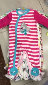 HONGS Baby Bodysuit Romper Newborn Cotton Pajama Frogsuit Sleepwear Onesie Girl Boy Clothes