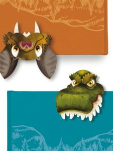 Đồ Ký Tự Răng Thú Vui Nhộn Giấy Đánh Dấu Thú Vui Nhộn Phụ Trợ Tiếng Anh Sáng Tạo Cá Vượn Rồng Chó Vượn Đánh Dấu Giấy