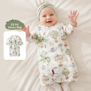 aqpa | Bộ Ngủ Dài Tay Mỏng Cho Bé Mùa Hè