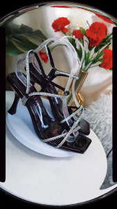 Korean aristocrat leisure/wedding high heels sandals pointed 3Inch 2024.12