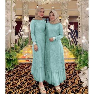 Sabrina Dress Gamis Brukat Tille Gamis Brukat