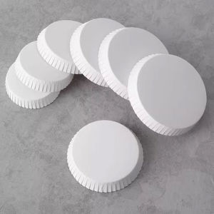 100PCs Disposable Paper Cup Lid Drinking Paper Cup Covers Coffee Tea Cup Paper Lids Restaurant Hotel Supplies
