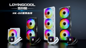 LIQUID COOLING ชุดระบายความร้อนน้ำปิด LOVINGCOOL Water Cooler With Temperature Display ARGB Cooling Fans 240mm 360mm