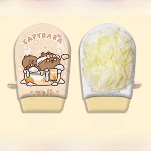 Strong Exfoliating Bath Towel Womens Special Childrens Bathing Cartoon Powerful Mud Sponge Two-In-One Bathing Sponge