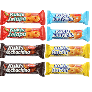 Nutritious Butter Cookies Snack Original Indonesian Flavor Satisfying Breakfast Choice Imported from Malaysia 60g Pack