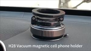 ที่ยึดติดรถยนต์แบบแม่เหล็กดูด H28 – พับได้ 360 °   ที่ยึดหมุนได้พร้อมด้ามจับแข็งแรงสำหรับยิม ห้องอาบน้ำ และแผงหน้าปัด