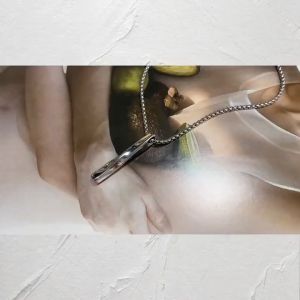 MODEL BALOK Kalung Keren Pria Liontin Baja Titanium untuk Lelaki