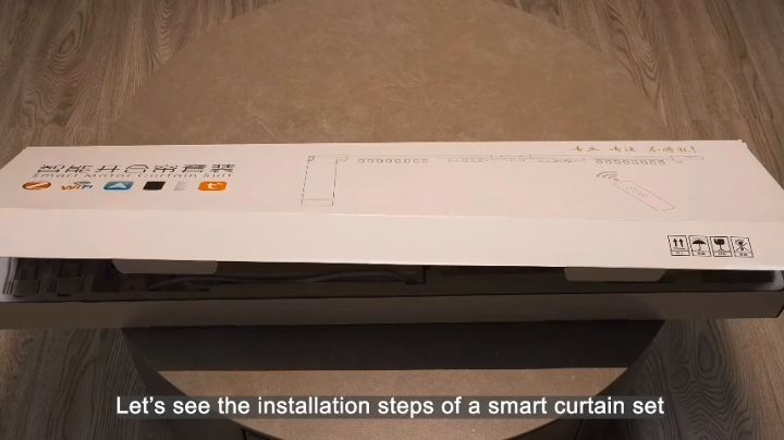 Tuya Curtain Motor Set มอเตอร์ม่านไฟฟ้าพร้อมรางครบเซ็ต (ใช้งานกับแอพ ...