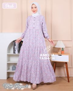 KINARA DRESS SUSUN RAYON VISCOSE ORY AMELIA FASHION/GAMIS SUSUN 3 DARA ORY AMELIA/GAMIS RAYON VISCOSE BY AMELIA