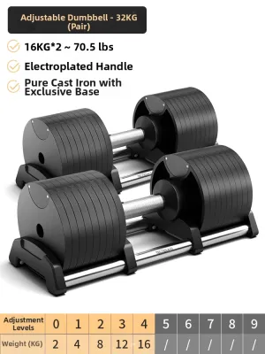 TEZEWA | Adjustable Weight Dumbbell Fitness Set