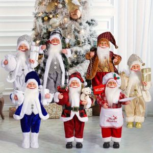 11.8-inch tall classic Santa Claus statue decorative item Christmas table decoration home decoration handicraft room decorati