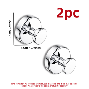 Glass window suction cup hook indoor shower hook bathroom non diamond towel hook bathrobe jacket hook - black (2-piece set)
