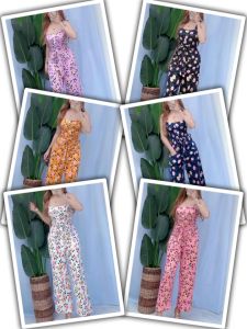 Jumpsuit Lyca Floral New Arrival Best Fit Small Up to XL