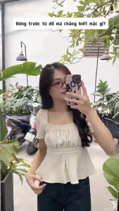Áo Thun Nữ Woman Basic Cộc Tay Cổ Vuông Che Khuyết Điểm Áo Phông Nữ Dáng Suông Chất Vải Co Giãn Thoáng Mát Trẻ Trung Năng Động Phù Hợp Đi Làm Đi Chơi AT15