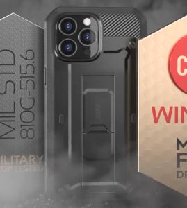 Supcase Cho iPhone 13 Pro Max Trường Hợp 6.7 "2021 Ub Pro Đầy Đủ Cơ Thể giá đỡ chắc chắn Bìa Với tích hợp bảo vệ màn hình Chân Đế