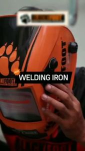 Helm Las Otomatis IRON 3 BLACKFOOT Auto Dark Topeng Kedok Safety Welding WG.2.4.IRON3