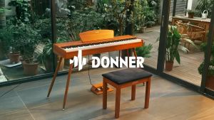 Donner DDP - 80 Digital Piano 88 Key Wooden - Walnut Wood
