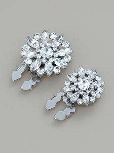 1/2/10pcs Rhinestone Button Covers for Women Crystal Button Covers Detachable Clip on Button Covers
