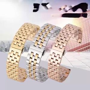 zhangeer | 16mm 18mm 20mm 22mm Quick Release Stainless Steel Watch Strap Metal Folding Clasp for Universal Watch Bracelet Accessories