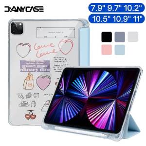 [🇲🇾Stock]🚀DANYCASE for iPad Case For iPad Air 4 Air 5 10.9 10th Gen 11th A16 Air 11 M2 M3 M4 Air 13 Pro 11 M5 M4 Pro 13 Pro12.9 3/4/5/6th 7/8/9th 10.2 5/6th Air 2 9.7 Mini 6 Mini 7 A17 Pro 8.3 Air 3 Pro 10.5 Tablet Cover With Pencil Holder