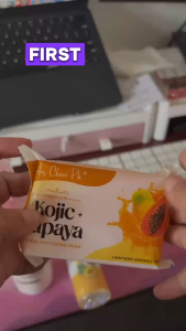 10 pcs Her ChoicePH Premium Kojic Papaya Soap 120g x 3- Whitening Body Wash Cleanser with Papaya Extract Alpha Arbutin and Jeju Aloe for Skin Repair and Moisturization - FDA Approved