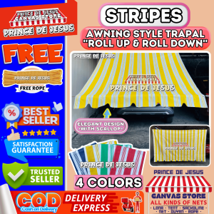 4ft x 6ft / 8ft x 20ft With Rope Stripe Mayama S400 ROLL UP & DOWN HIGH QUALITY LONA TRAPAL WATERPROOF MAKAPAL