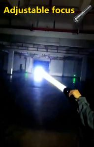 ไฟฉายแรงสูง LED กันน้ำ กันกระแทก 1000 เมตร ส่องแสงยาว 1000 เมตร ไฟฉายฉุกเฉิน ไฟกระพริบ ไฟฉายกันน้ำแท้ ไฟฉายโฟกัสซูม ไฟฉายกลางแจ้ง