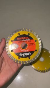 MAKTEC DIAMOND CUTTING WHEEL 4\" TURBO MATA POTONG KERAMIK KERING BASAH MAKITA MARBLE GRANITE