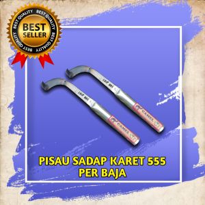 pisau sadap karet / pisu deres karet per dessel