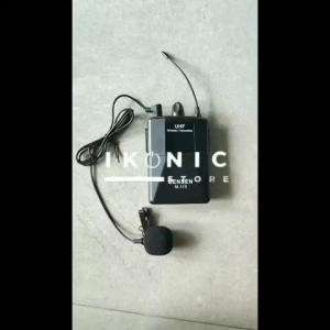 IKONIC MIC Jepit Kancing M-113 Microphone Wireless UHF Jepit M-113 Original Garansi Resmi